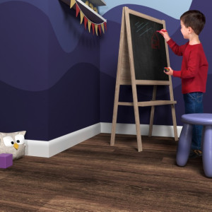 Плинтус Evrowood Белый PN 080 16х95х2000 мм (пог. м)