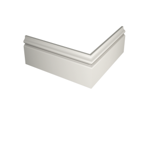 Плинтус Evrowood Белый PN 100 16х100х2000 мм (пог. м)