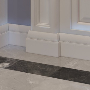 Плинтус Evrowood Белый PN 130 16х120х2000 мм (пог. м)