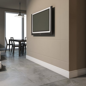 Плинтус Evrowood Белый PN 180 16х165х2000 мм (пог. м)