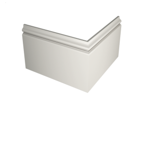 Плинтус Evrowood Белый PN 180 16х165х2000 мм (пог. м)