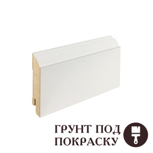 Плинтус МДФ Finitura Decor P Под покраску 16х70 мм (пог. м)