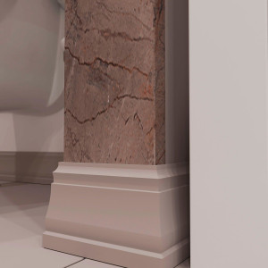 Плинтус CoSca PX024 80х14х2000 мм (пог. м)