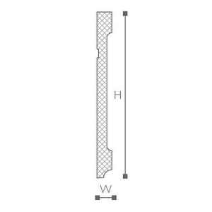 Плинтус дюрополимерный NMC Wallstyl FD20 18х200 мм