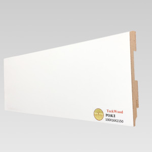 Плинтус TeckWood Белый Роял 16х100х2150 мм (пог. м)