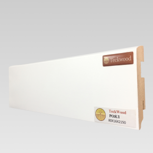 Плинтус TeckWood Белый Роял 16х80х2150 мм (пог. м)