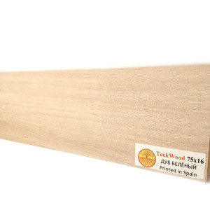 Плинтус TeckWood Дуб Белёный 16х75х2150 мм (пог. м)