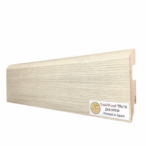 Плинтус TeckWood Дуб Крем 16х75х2150 мм (пог. м)