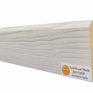 Плинтус TeckWood Дуб Седой 16х75х2150 мм (пог. м)