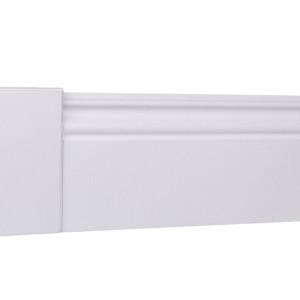 Плинтусный блок Finitura Decor F1 Белый 120 мм