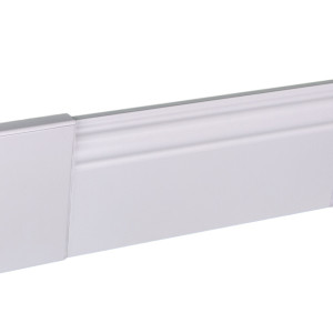 Плинтусный блок Finitura Decor F1 Белый 120 мм