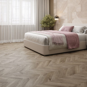 SPC ламинат Alpine Floor Chevron Alpine Еco 18−3 Дуб Натуральный Отбеленный