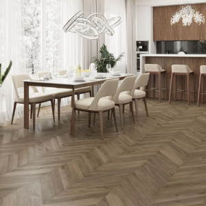 SPC ламинат Alpine Floor Chevron Alpine Еco 18−4 Дуб Насыщенный