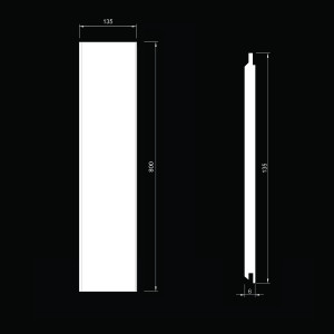 Стеновые панели МДФ Evrowood 135x6x800 PL02