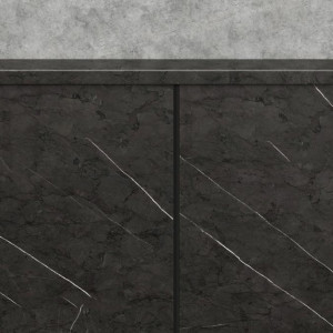 Стеновые панели Swiss Krono Walldesign Marmo D4878 Black Fossil