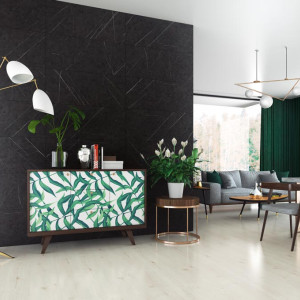 Стеновые панели Swiss Krono Walldesign Marmo D4878 Black Fossil