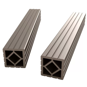 Столб усиленный из ДПК Polywood Коричневый 100х100х2000 мм