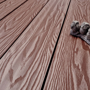 Террасная доска ДПК Terrapol Смарт 3D Орех Милано 22х130х4000 мм