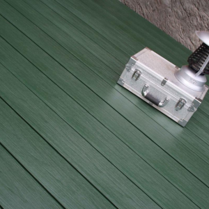 Террасная доска Terrapol Практик Коэкструзия Изумруд моноколор кантри 3D 24х147х3000 мм