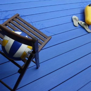 Террасная доска Terrapol Практик Коэкструзия Лазурит моноколор кантри 3D 24х147х3000 мм