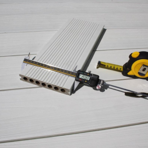 Террасная доска Terrapol Практик Коэкструзия Жемчуг моноколор кантри 3D 24х147х4000 мм