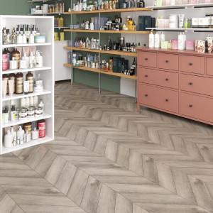 Виниловая плитка Alpine Floor Chevron Alpine LVT Еco 20−8A Дуб Исида