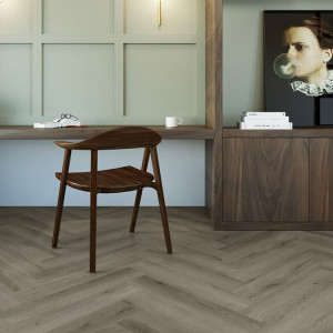 Виниловый ламинат Invictus Maximus Herringbone 94 River Oak Trout