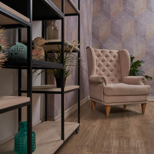 Ламинат SPC Vinilam Ceramo 4.5 мм 6151-D03 Дуб Имбирь