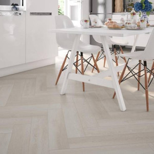 Виниловый LVT ламинат Firmfit Herringbone CW-3291 Дуб Белый Браш