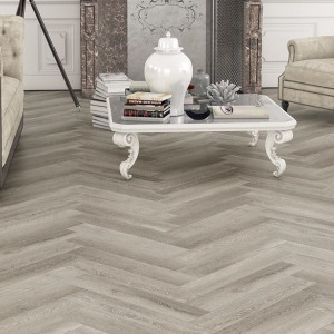 Виниловый LVT ламинат Firmfit Herringbone EW-2963 Дуб Серый Браш