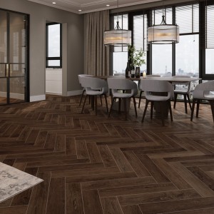 Виниловый SPC ламинат CronaFloor Herringbone H001 Дуб Тулуза