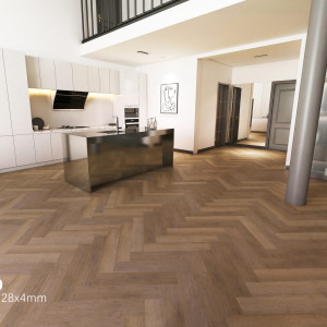 Виниловый SPC ламинат Floorwood Authentic 1510 Тёмный Замок