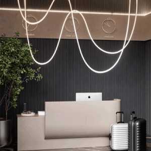 Акустическая панель Cosca Decor Монако черный войлок 1200х600х21мм шпон дуб антрацит темно-серый