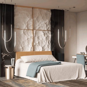 Акустическая панель Cosca Decor Эмираты черный войлок 1200х300х19мм рейки экополимер черное зеркало (2 шт.)