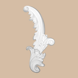 Декоративный элемент Decomaster 66166R 166x405x32 мм 