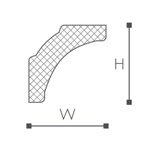 Карниз NMC Nomastyl B5 50х50х2000 мм (пог. м)
