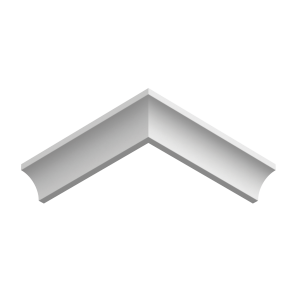 Карниз Ultrawood CR 0012 W 45х45х2000 мм (пог. м)