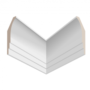 Карниз Ultrawood CR 0026 W 18х87х2440 мм (пог. м)