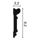 Молдинг Orac Decor DX119-2300 22х92х2300 мм