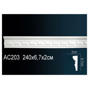 Молдинг Перфект AC203F гибкий 20х67х2400