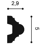 Молдинг Orac Decor P4020 29х50х2000 мм