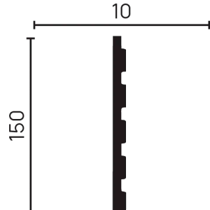 Панель стеновая Decor Dizayn 904-64SH 10x150х3000 мм (пог. м)