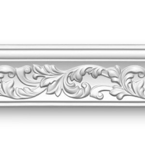 Потолочный плинтус Decomaster 95775A гибкий 70х70х2400 мм (пог. м)