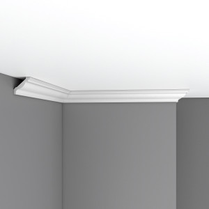 Потолочный плинтус Decomaster 96015F гибкий 40х40х2400 мм (пог. м)