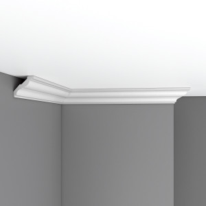 Потолочный плинтус Decomaster 96117F гибкий 50х50х2400 мм (пог. м)