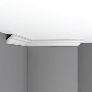 Потолочный плинтус Decomaster 96118F гибкий 50х50х2400 мм (пог. м)