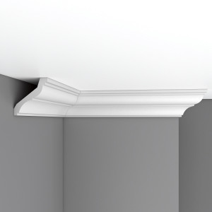 Потолочный плинтус Decomaster 96120F гибкий 80х85х2400 мм (пог. м)