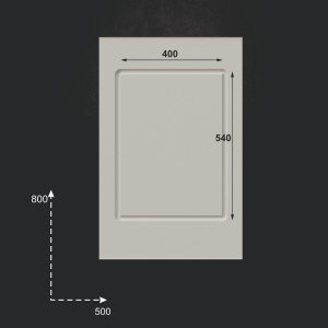 Стеновая панель Evrowood PL01-500 Белый 12х500х800 мм (пог. м)