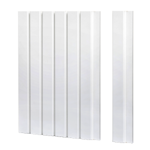 Стеновая серединная реечная панель Ликорн под покраску 65х16х2800 мм (пог. м)