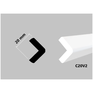 Уголок Hiwood C20V2 20х20х2000 мм
